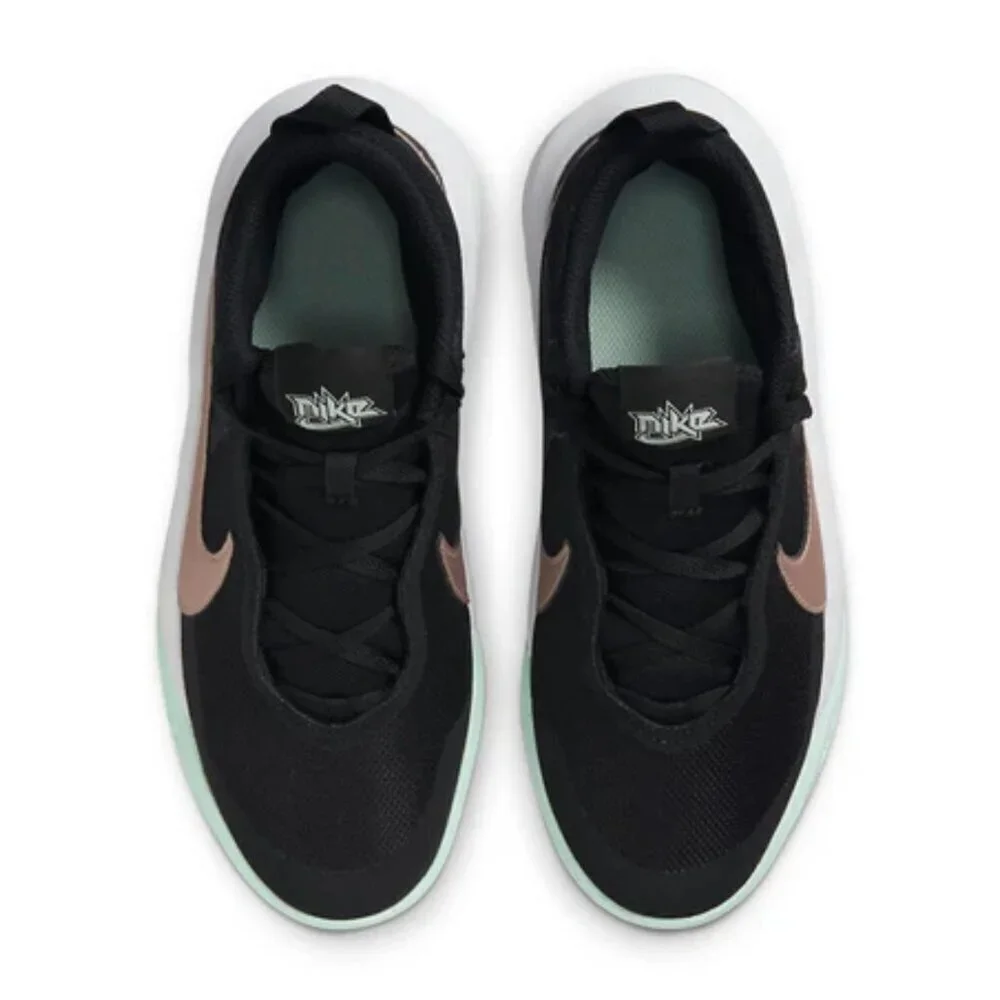 NEW Nike Big Boys Team Hustle D10 Sneakers in Black Mint Metallic Red Bronze 6.5